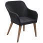 Preview: 9-tlg. Garten-Essgruppe mit Auflagen Poly Rattan Schwarz