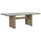 Preview: 9-tlg. Garten-Essgruppe Poly Rattan Braun