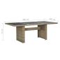 Preview: 9-tlg. Garten-Essgruppe Poly Rattan Braun
