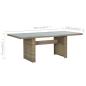Preview: 7-tlg. Garten-Essgruppe Poly Rattan Braun
