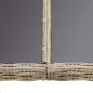 Preview: 7-tlg. Garten-Essgruppe Poly Rattan Braun