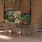 Preview: 7-tlg. Garten-Essgruppe Poly Rattan Braun