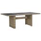 Preview: 7-tlg. Garten-Essgruppe Poly Rattan Braun