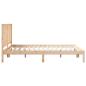 Preview: Massivholzbett Extra Lang ohne Matratze 140x220 cm