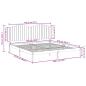 Preview: Massivholzbett Extra Lang ohne Matratze 180x210 cm