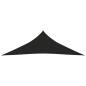 Preview: Sonnensegel 160 g/m² Schwarz 2,5x2,5x3,5 m HDPE