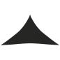 Preview: Sonnensegel 160 g/m² Schwarz 2,5x2,5x3,5 m HDPE