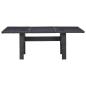 Preview: 9-tlg. Garten-Essgruppe Poly Rattan Schwarz