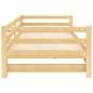 Preview: Tagesbett Ausziehbar Massivholz Kiefer 2x(90x200) cm