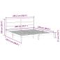 Preview: Massivholzbett Extra Lang ohne Matratze 200x220 cm