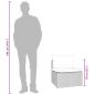 Preview: 6-tlg. Garten-Lounge-Set mit Kissen Grau Poly Rattan