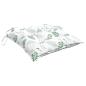 Preview: Stuhlkissen 4 Stk. Blattmuster 40x40x7 cm Stoff