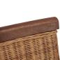Preview: Esszimmerstühle 4 Stk. Braun Natur Rattan