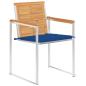 Preview: Gartenstühle 6 Stk. mit Kissen Massivholz Teak