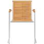 Preview: Gartenstühle 8 Stk. mit Kissen Massivholz Teak