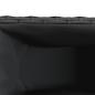 Preview: Hochbeet mit 2 Fächern Schwarz 90x20x40 cm Poly Rattan