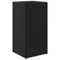 Preview: Pflanzkübel Schwarz 40x40x80 cm Poly Rattan