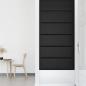 Preview: Wandpaneele 12 Stk. Schwarz 90x30 cm Kunstleder 3,24 m?