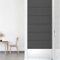 Preview: Wandpaneele 12 Stk. Grau 90x30 cm Kunstleder 3,24 m²