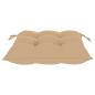 Preview: Stuhlkissen 4 Stk. Beige 40x40x7 cm Oxford-Gewebe