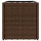 Preview: Pflanzkübel 2 Stk. Braun 36x30x32 cm Poly Rattan