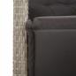 Preview: 5-tlg. Garten-Essgruppe mit Kissen Hellgrau Poly Rattan