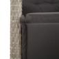 Preview: 5-tlg. Garten-Essgruppe mit Kissen Hellgrau Poly Rattan