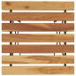 Preview: Bistrotisch Klappbar 55x54x71 cm Massivholz Teak und Stahl