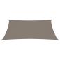 Preview: Sonnensegel Oxford-Gewebe Rechteckig 3,5x5 m Taupe