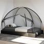 Preview: ARDEBO.de - Moskito-Netzzelt Mongolisch 220 Schwarz 200x120x130 cm