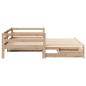 Preview: Tagesbett mit Schubladen 90x200 cm Massivholz Kiefer