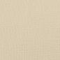 Preview: Bettgestell ohne Matratze Creme 200x200 cm Stoff