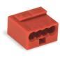 Preview: WAGO Kontakttechnik WAGO-Micro-Klemmen 4x0,8qmm Farbe: rot (100 ST)
