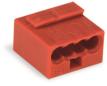 Preview: WAGO Kontakttechnik WAGO-Micro-Klemmen 4x0,8qmm Farbe: rot (100 ST)