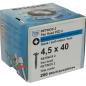 Preview: Reisser Schraubentechnik Schr.Pan-Head, 4,5*40mm, PZD2 edelstahl (200 ST)