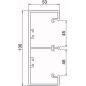 Preview: OBO Bettermann Geräteeinbaukanal Rapid 45-2 2-zügig 53x130x2000, PVC, reinweiß, RAL 9010 (2 m)