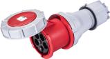 Preview: SIROX CEE-KPL. 125A,5p.6h,400V,IP67 rot, "SIROX" mit Pilotkontakt