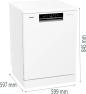 Preview: Gorenje GS643C90W Standgeschirrspüler, 60 cm breit, 16 Maßgedecke, Startzeitvorwahl, FlexUse, TotalDry, weiß