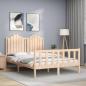 Preview: ARDEBO.de - Massivholzbett ohne Matratze 140x190 cm Kiefernholz
