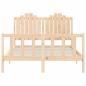 Preview: Massivholzbett ohne Matratze 140x190 cm Kiefernholz