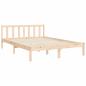 Preview: Massivholzbett ohne Matratze 140x190 cm Kiefernholz