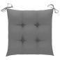 Preview: Stuhlkissen 4 Stk. Grau 50x50x7 cm Oxford-Gewebe
