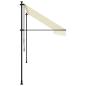 Preview: Markise Einziehbar Creme 400x150 cm Stoff und Stahl