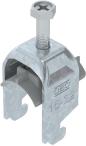 Preview: ARDEBO.de OBO Bettermann BS-N1-K-22 FT Bügelschelle 2056 N-Fuß, 1-fach, 16-22mm, tauchfeuerverzinkt (1187214)