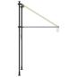 Preview: Markise Einziehbar Creme 100x150 cm Stoff und Stahl