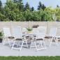Preview: ARDEBO.de - Stuhlkissen 6 Stk. Taupe 40x40x7 cm Oxford-Gewebe