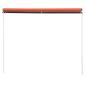 Preview: Einziehbare Markise 350×150 cm Orange und Braun