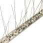 Preview: 20-tlg. Taubenabwehr Spikes-Set Edelstahl 10 m 5-reihig