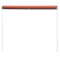 Preview: Einziehbare Markise 200×150 cm Orange und Braun