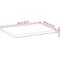 Preview: Schweberegale 2 Stk. 40x30x2 cm Massivholz Akazie Unbehandelt